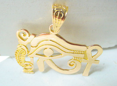 Jewelry - Egyptian gold scarab pendant 18k egyptian key of life Pendants charms
