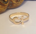 Ankh Ring Solid Gold