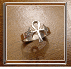 Silver Key of Life - Silver ankh Ring - Egyptian Key of Life