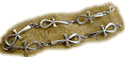 silver ankh bracelet