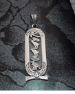 Silver Cartouche Necklace