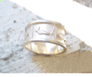 Silver Cartouche Ring
