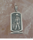 Silver Egyptian Cartouche Jewelry