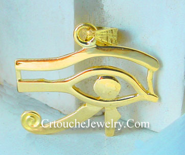 gold Eye of gorus pendant