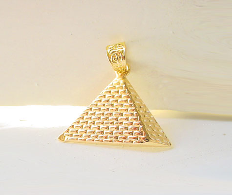 gold Egyptian pyramid