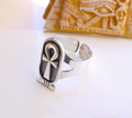 gold Rings - Egyptian Ankh Handmade Rings gold or Silver made in Egypt key of life silver or gold